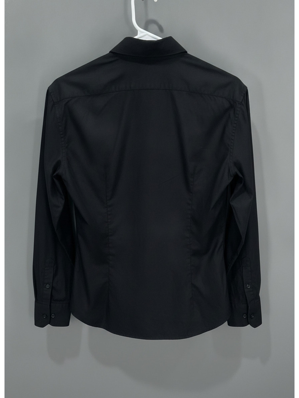 DKNY Y2K Black Slim Fit Dress Shirt Men’s 15.5 34/35 Button Front NWOT - Picture 3 of 9